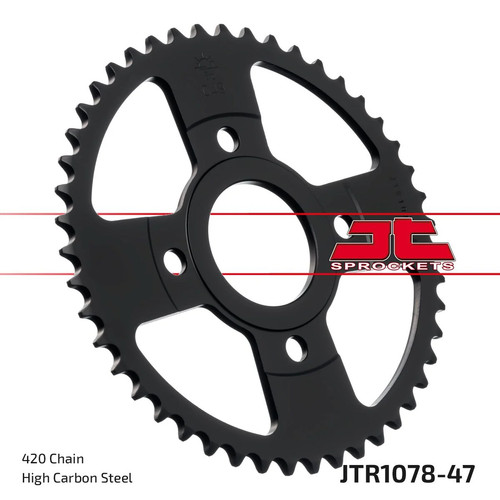 Sprockets jtr1078 rear - jt,