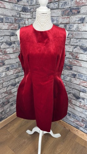 Zara women red - red, velvet