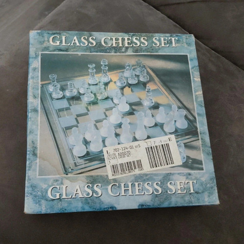 Clear glass chess - glass,