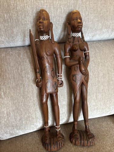Vintage hand carved african - vintage,