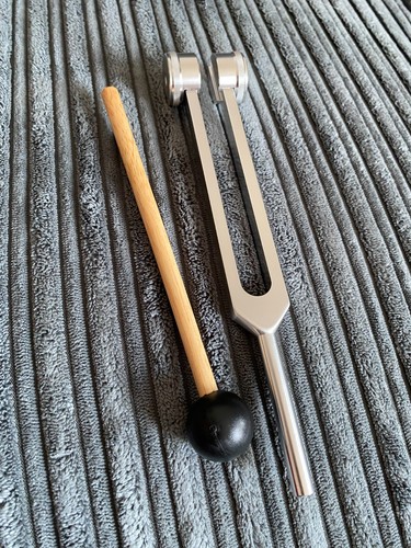 128hz aluminium tuning fork - tuning,