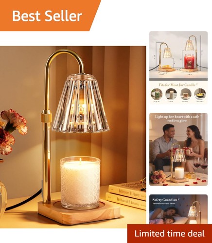 Candle warmer lamp with - candle,
