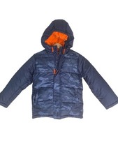 Rothschild & CO R1881 Boys Blue Camo Puffer Jacket Fleece Lined Sz S (8)