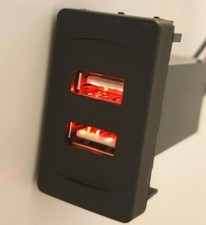 VW T4 USB Charger RED Dual