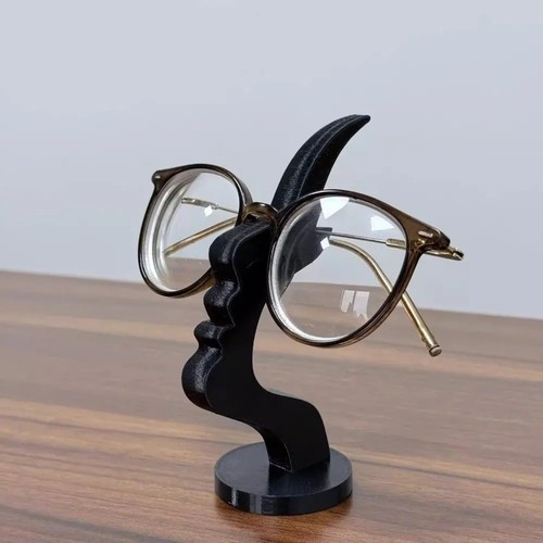 Curved eyeglass holder stand - eyeglass,