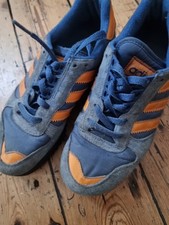 Authentic Adidas Marathon 80s 90s Blue & Orange UK6 Vintage