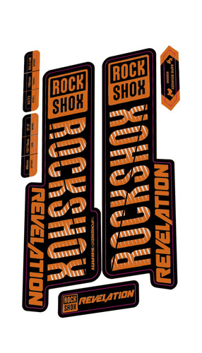 Rockshox revelation fork - rockshox, decal