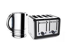 Dualit Architect 1.5L Kettle and 4 Slice Toaster Set Matt Black…… 