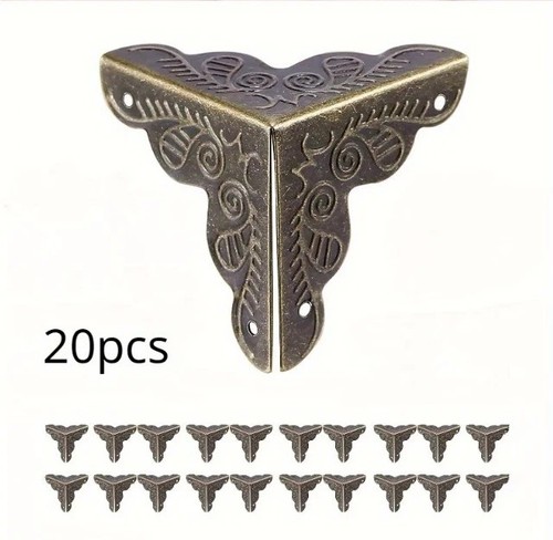 20x antique brass flower - antique,