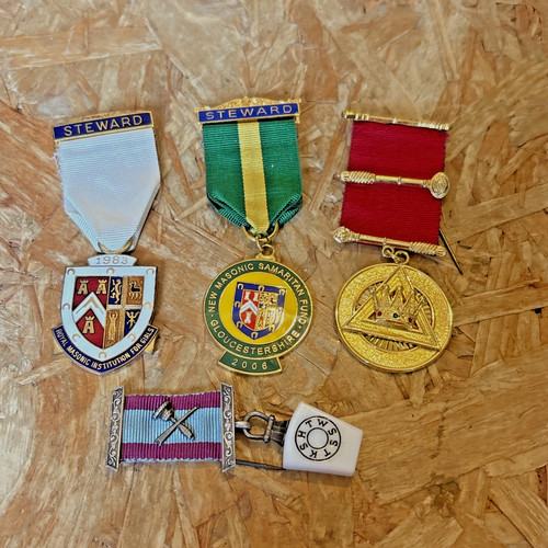 Masonic collectable sash - 4, x