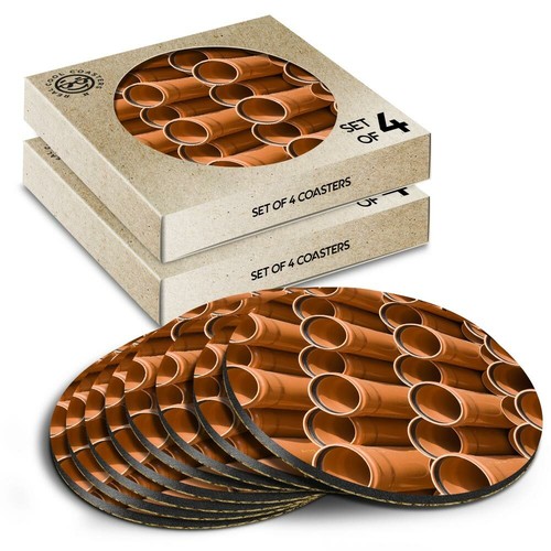 Boxed round coasters - x,