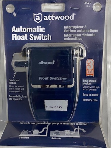 Attwood bilge pump float - attwood,
