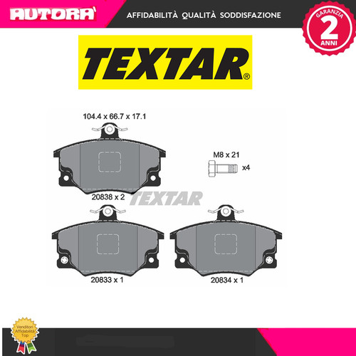 2083302 front brake - , kit