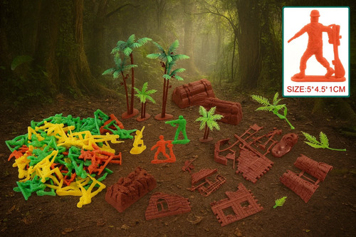 Army men playset - playset, toy