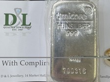 Silver Bullion 0.999 Fine, 1