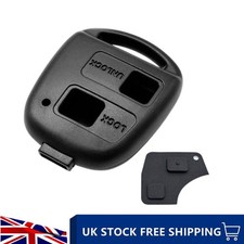 2 BUTTON REMOTE KEY FOB CASE, TOYOTA RAV4 CCELICA PREVIA YARIS COROLLA UK