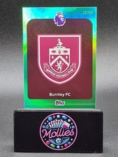 Topps Premier League 2025-26 Burnley Badge Green Foil Numbered /99