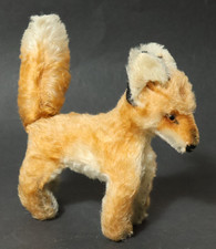 Old Steiff fox xorry fabric