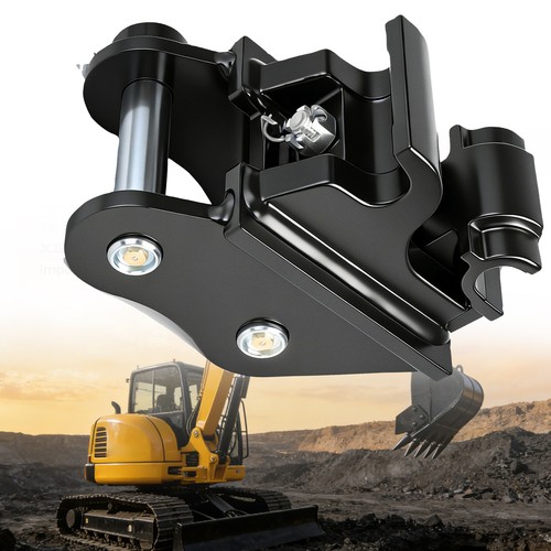 Black mini digger quick - black,