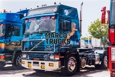 Truck photo Volvo F16 Globetrotter just tractor unit France blue 500 Chime #a3eh