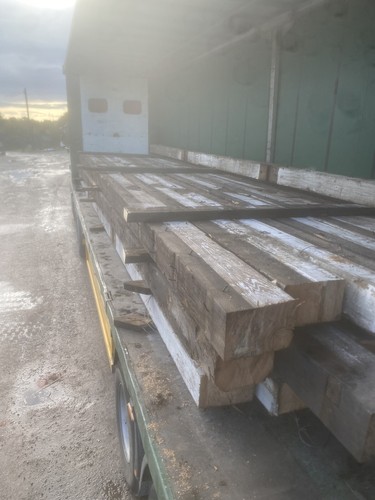Reclaimed pitch pine beams - beams, 30