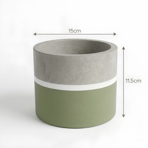Artisan concrete plant pot - artisan,