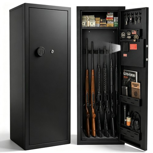 Clickoods gun safe for rifles - clickoods,