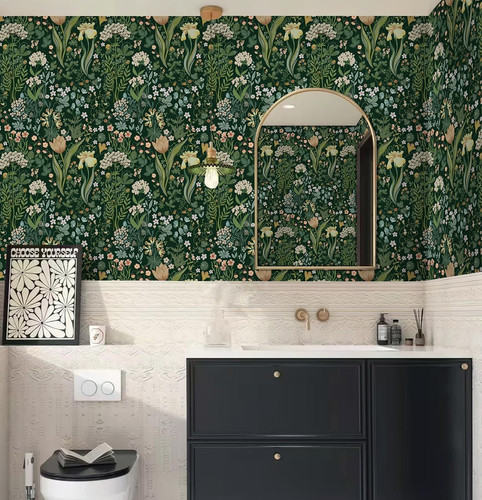 Botanical floral wallpaper - botanical,