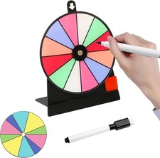 Spin the Wheel with Stand,Spinning Wheel for Prizes,Wheel of Fortune Spinning W