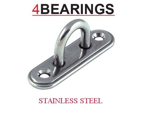 Stainless steel pad eye deck - steel,