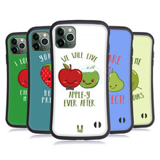 HEAD CASE LOVELY FRUIT PUNS HYBRID CASE FOR APPLE iPHONES PHONES