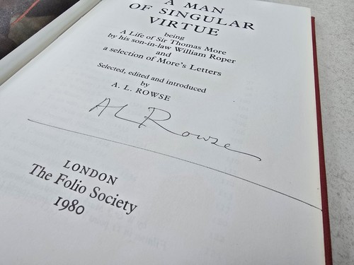 Signed rowse man of - signed, a