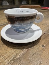 Illy Espresso / Cappuccino Cup and Saucer Set X1 Brand New