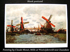 Blank postcard a painting by