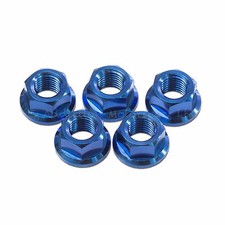 5x Blue M10x1.25 Rear Pulley