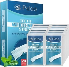 Teeth Whitening Strip 10 Treatments - Whitening Strips for Sensitive People, Fas