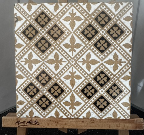 Antique minton encaustic floor - minton,