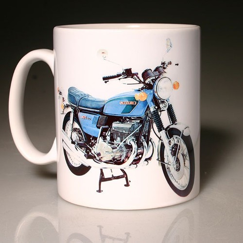 Suzuki gt550k mug - (blue),