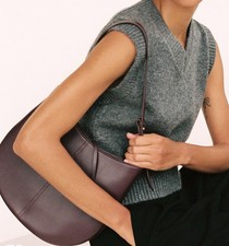 ZARA BURGUNDY SHOULDER HANDBAG