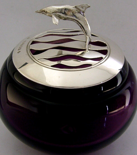 Sterling silver topped dolphin - sterling,
