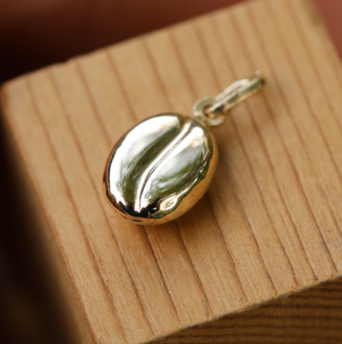 9ct solid yellow gold coffee - yellow,