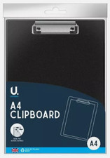 A4 Clipboard Writing Pad Black