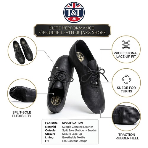 Jazz shoes lace - black, soft