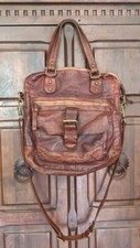 Campomaggi Bottom Stitch Large Handbag Leather Xxl