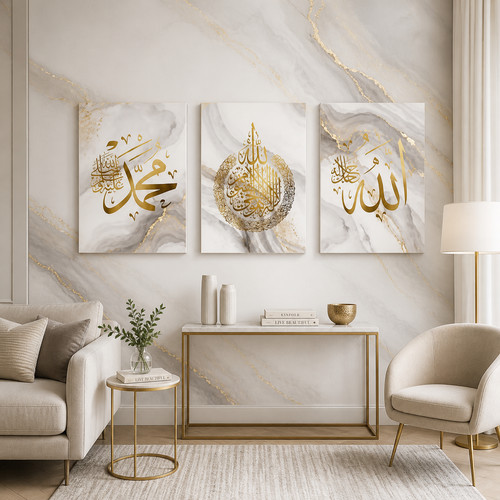 Modern islamic canvas wall art - islamic,
