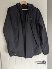 Fred Perry Black Mens Raincoat