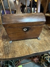 Antique Dome Top Wooden Tea