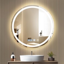 Round LED Bathroom Wall Mirror