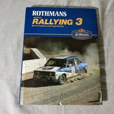 Rothmans World Rallying 3 Hardback Book With Dust Wrapper,  ‘Like New’Condition