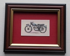 MOTOR CYCLE IMAGE FRAMED -